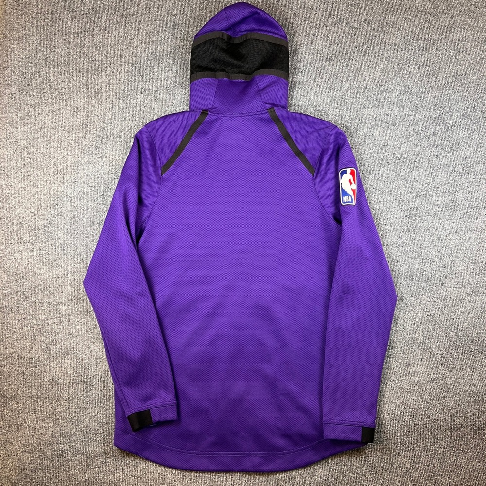 Nike Los Angeles Lakers Hoodie Mens L Purple Therma Flex NBA Showtime On Court - Picture 2 of 11